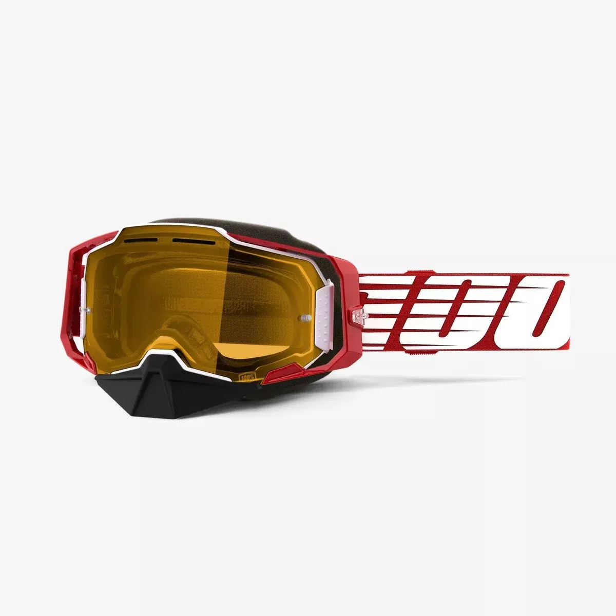 100% Armega Snow Goggles – Oversized Deep Red