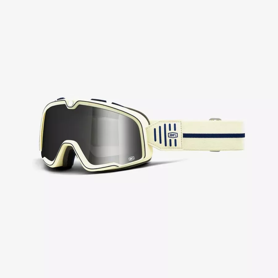 100% Barstow Goggles – Arno – Silver Flash Mirror Lens