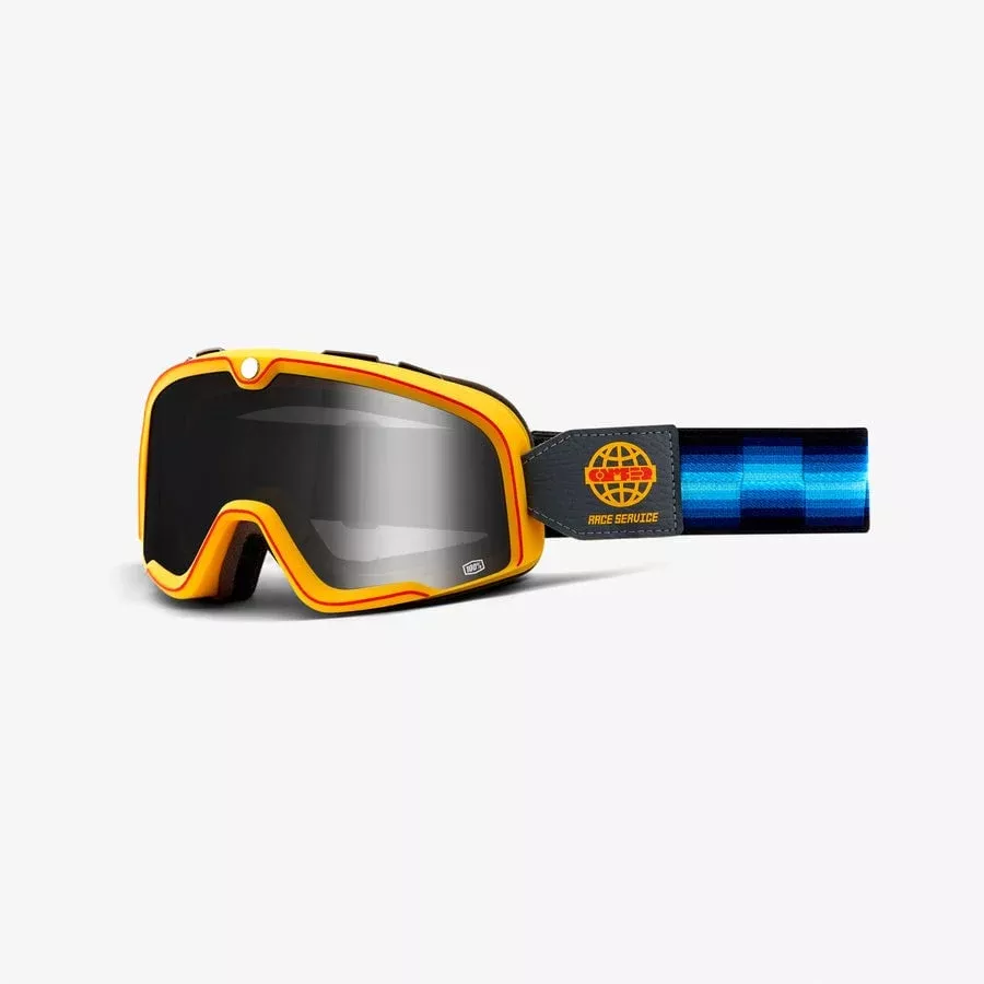 100% Barstow Goggles – Race Service – Silver Mirror