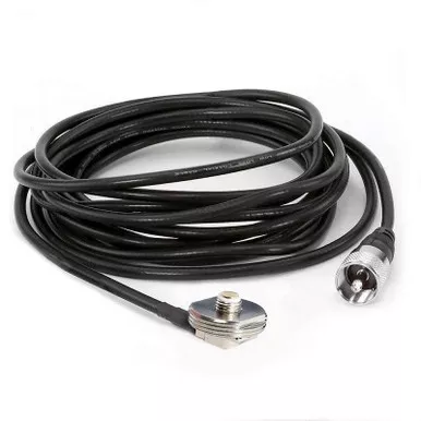 15′ Ft. Antenna Coax Cable with 3/8″ NMO Mount by Rugged Radios