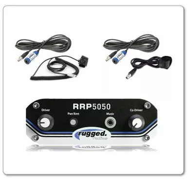 2 Person Race Intercom Kit by Rugged Radios