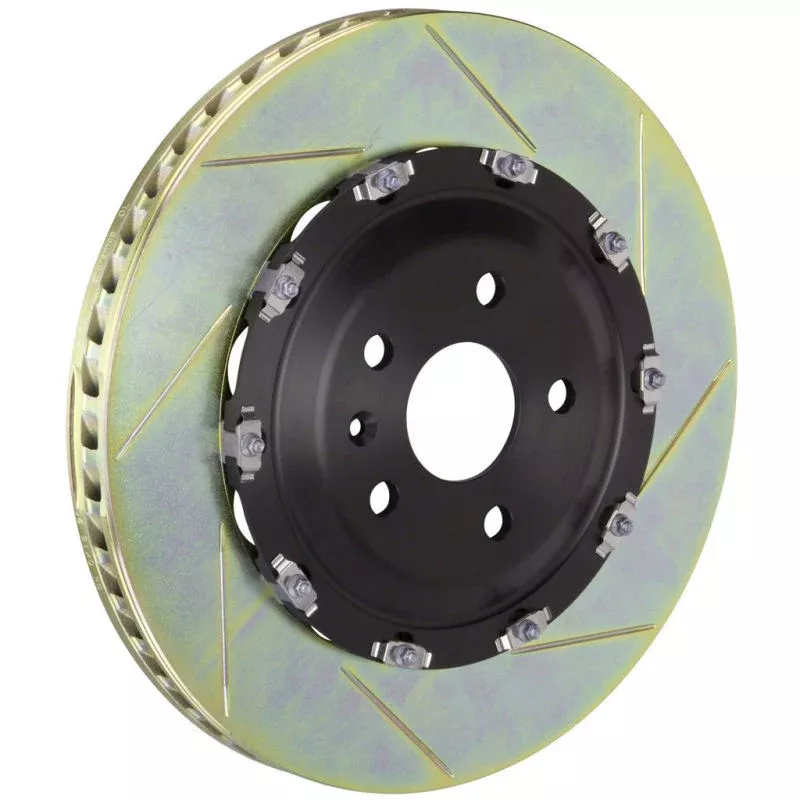 Brembo 06-08 RS4 Front 2-Piece Discs 380×34 2pc Rotor Slotted Type-1