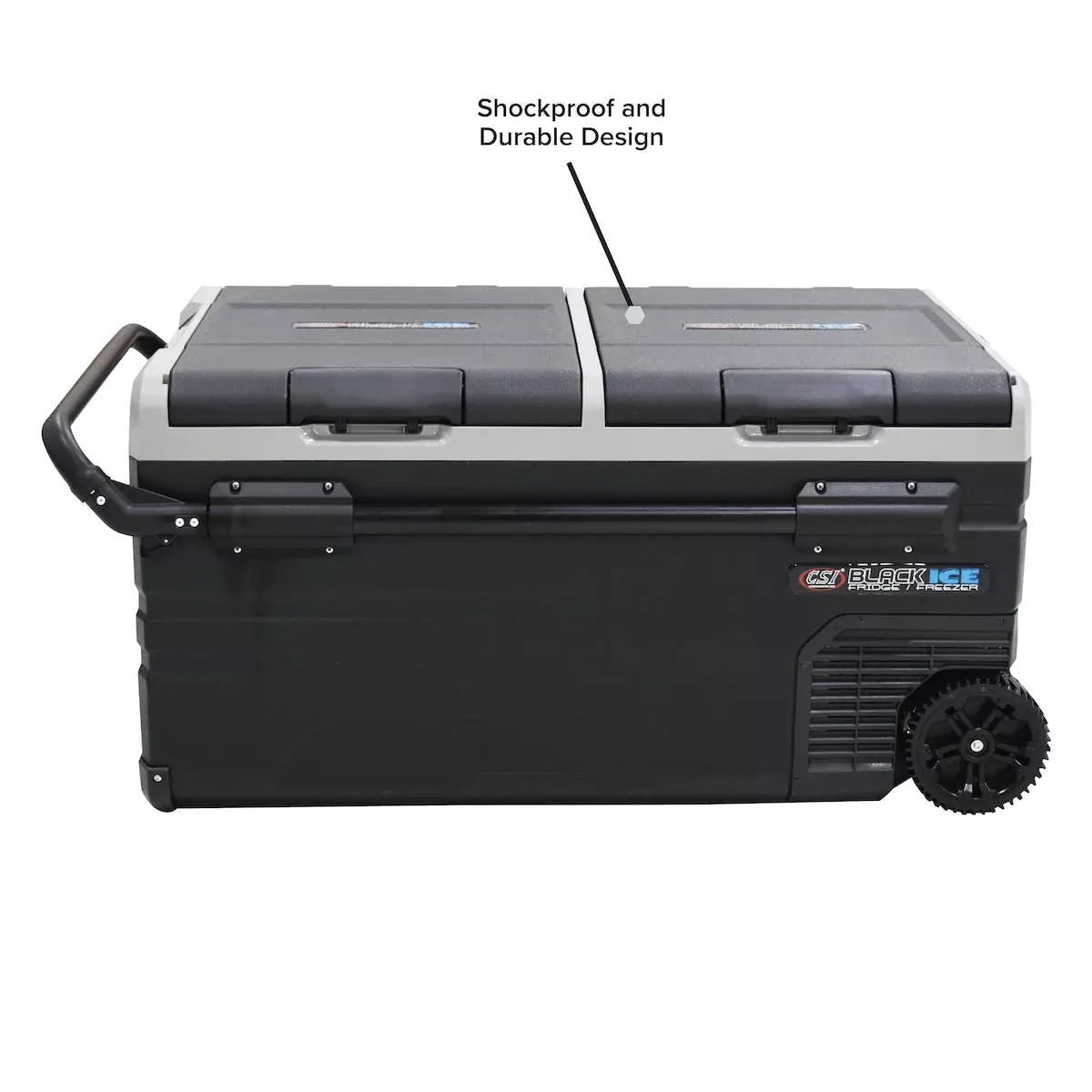CSI Accessories W60 Black Ice Fridge/Freezer