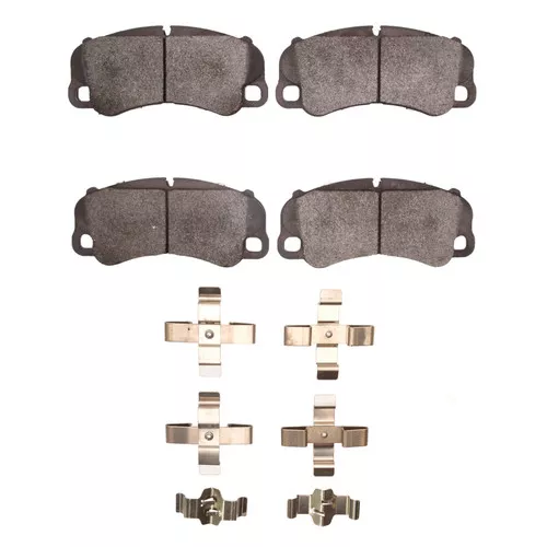 DFC 5000 Advanced Low-Metallic Front Brake Pads and Hardware Kit, Porsche 911 2013-2023