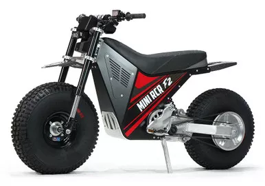 MINI RCR F2 Electric 2 Wheel E-Bike - Base Model Red with Black Carbon Fenders