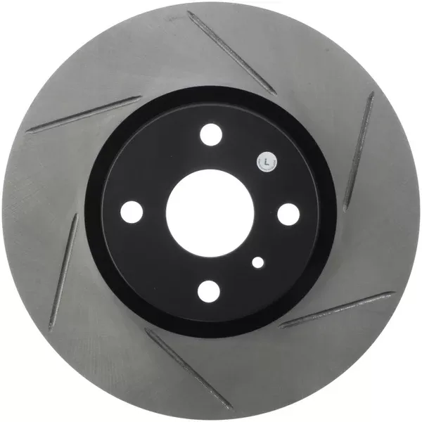 StopTech 16-18 Mazda Miata MX-5 Sport Slotted Front Left Rotor